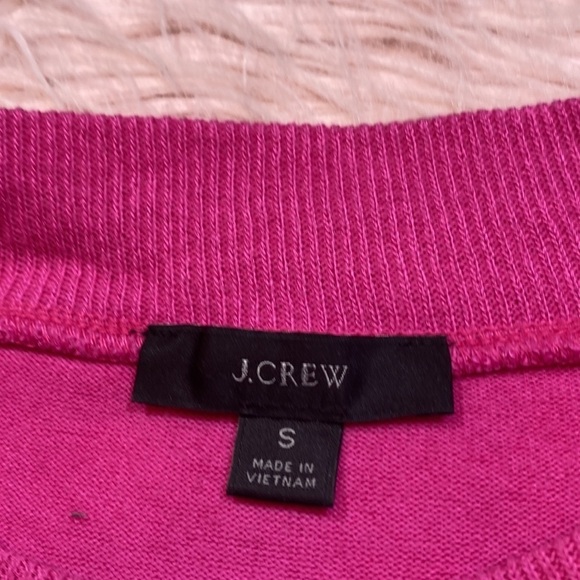 J. Crew Supercozy Mockneck Pullover Sweater Pink sz S - Picture 4 of 11